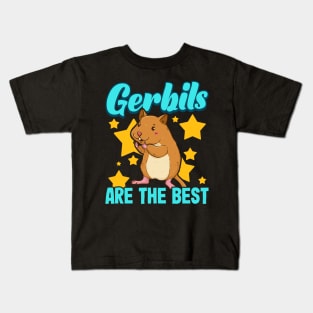 Cute & Funny Gerbils Are The Best Pet Owners Kids T-Shirt